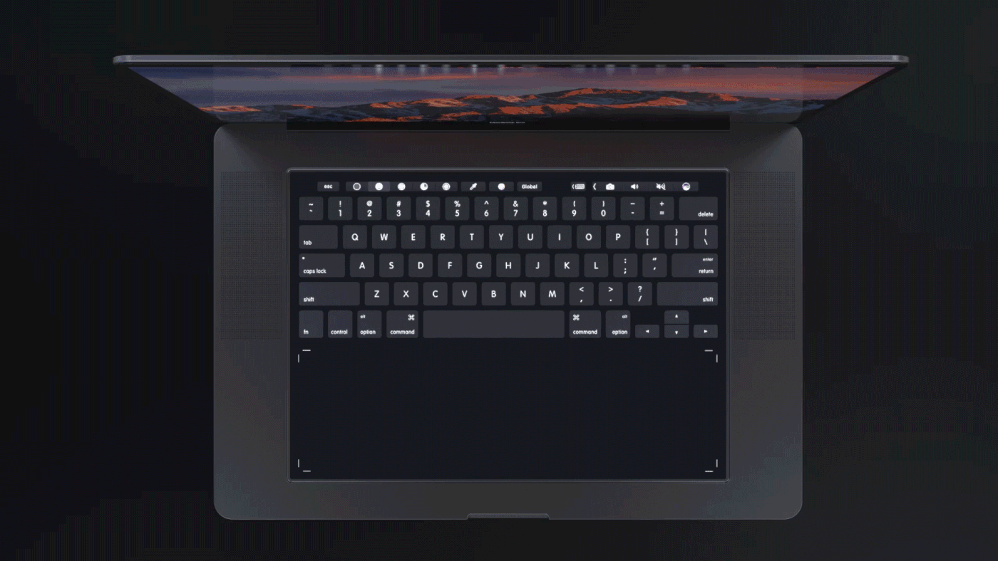 La nueva Macbook Pro no tiene teclado, ¡y es genial!