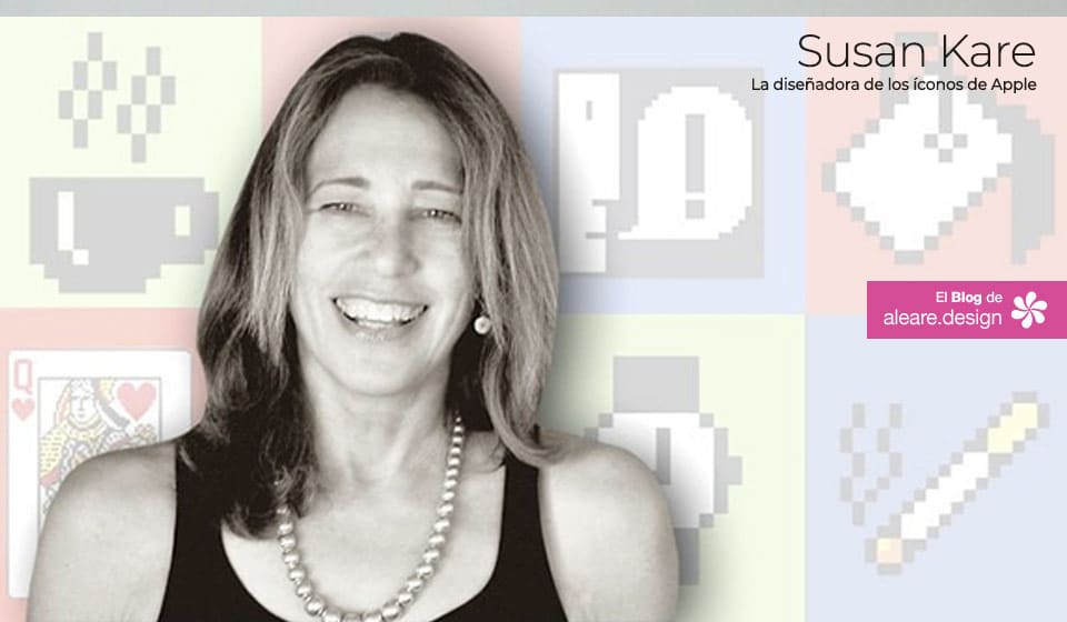 Susan Kare, la diseñadora de los iconos de Apple /// El blog de aleare.design