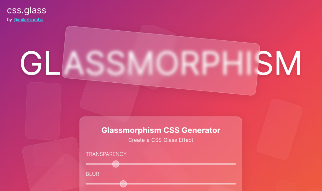 Glassmorfismo CSS -- El blog de Aleare Design
