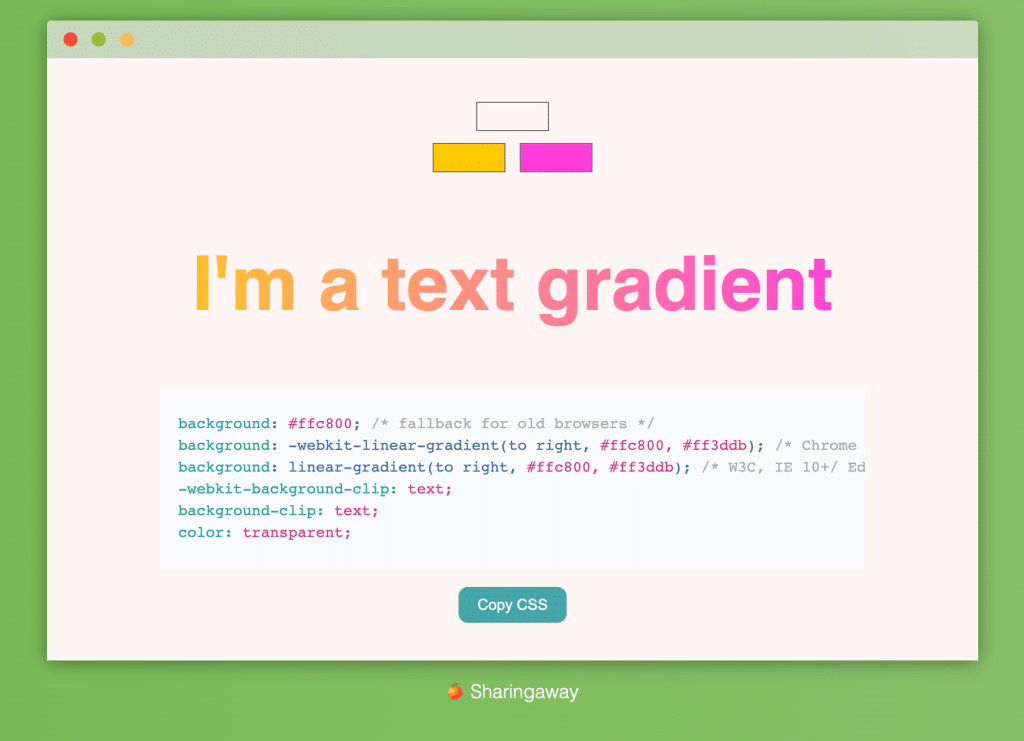 Text Gradient generator -- El blog de Aleare Design
