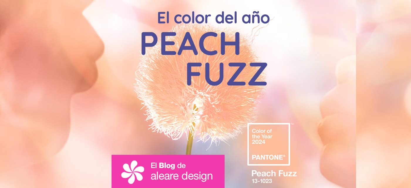 Peach Fuzz, el color del año 2024 | El blog de Aleare Design